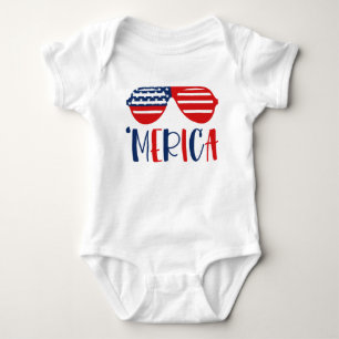 America glass baby bodysuit