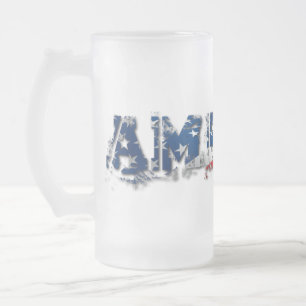 America Glass Mug
