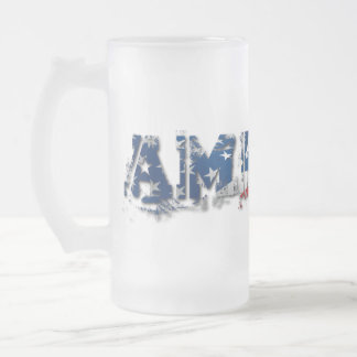America Glass Mug