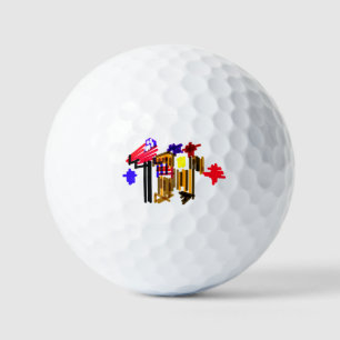 America golden retriever golf balls