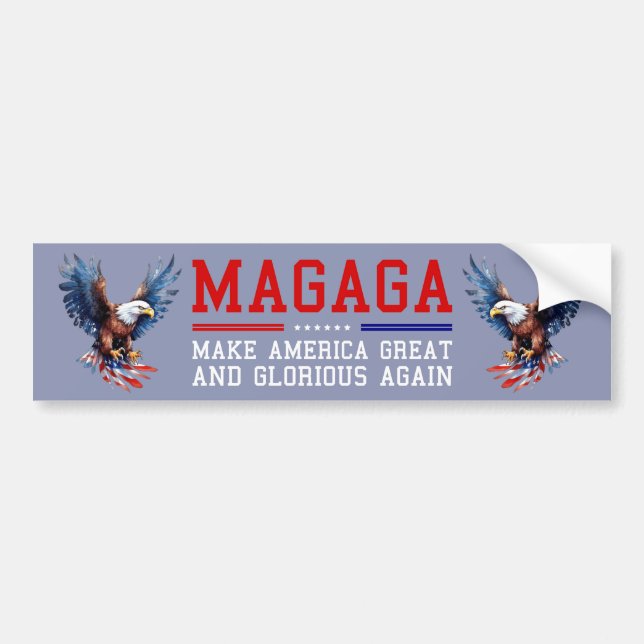 America Great and Glorious Election Bumper Sticker (Front)