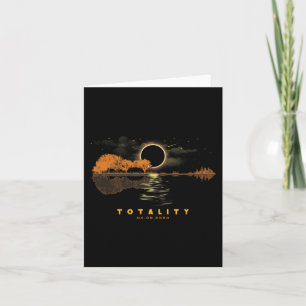 America Guitar Totality 04 08 24 Total Solar Eclip Card