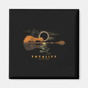 America Guitar Totality 04 08 24 Total Solar Eclip Magnet