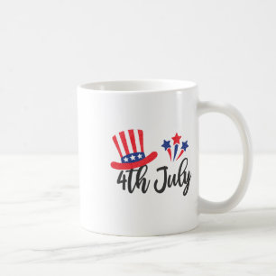America Happy 4th Of July Independence Day Men Wom Coffee Mug