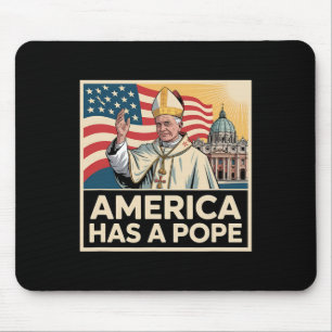 America Has A Pope American Catholic New Pope  Mouse Mat