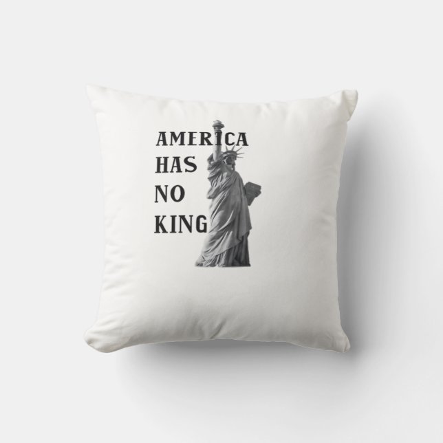 America Has No King Classic Cushion (Front)