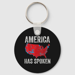 America Has Spoken Electoral Map Of 2024 Can You H Key Ring