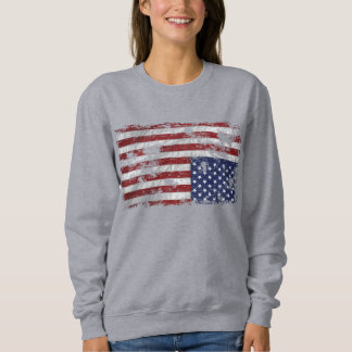 America In Distress - Upside Down Flag Sweatshirt