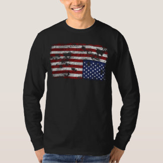 America In Distress - Upside Down Flag T-Shirt