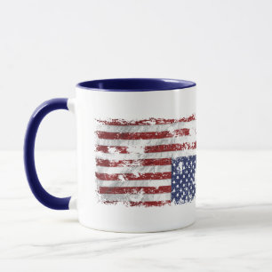 America In Distress - Upside Down United States Fl Mug