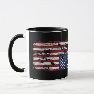 America In Distress - Upside Down United States Fl Mug