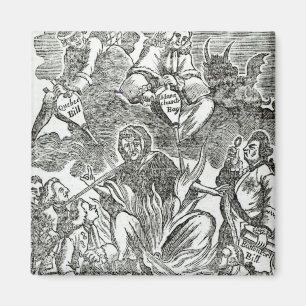 America in Flames Magnet