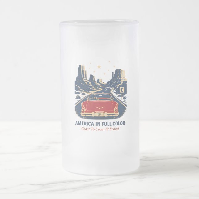 America In Full Colour Beer Mug (Center)