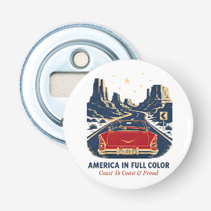 America In Full Colour Bottle Opener