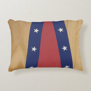 America-Inspired Art   Flags, Jerseys & 4th of Jul Decorative Cushion