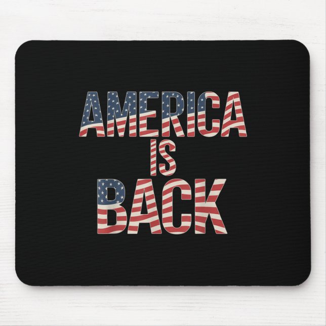 America Is Back  Mouse Mat (Front)