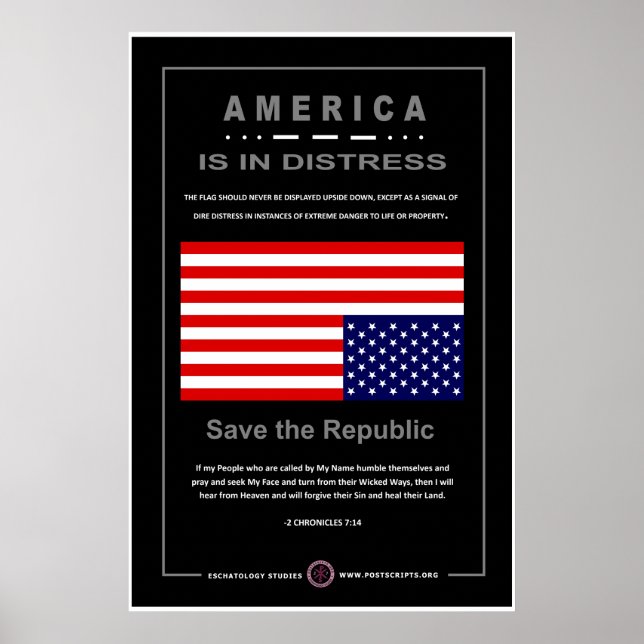 America is in Distress Poster (Front)