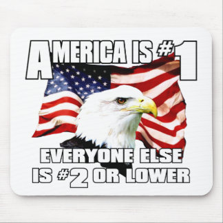 America is Number 1 Mouse Mat