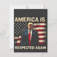 America is Respected Again Trump USA 4Th Of July