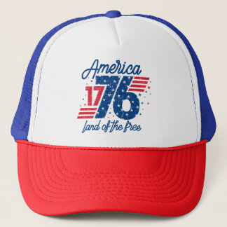 America Land Of The Free  Trucker Hat