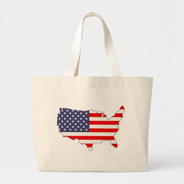 America Large Tote Bag (Front)