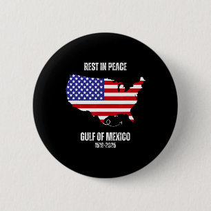 America Map Gulf Of Mexico President Gulf Of Usa 6 Cm Round Badge