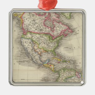 America Metal Tree Decoration