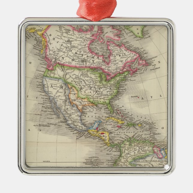 America Metal Tree Decoration (Front)