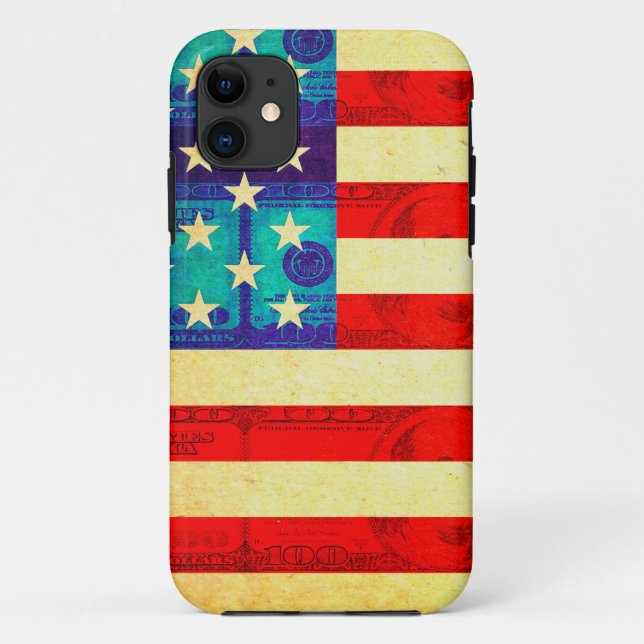 America money flag Case-Mate iPhone case (Back)