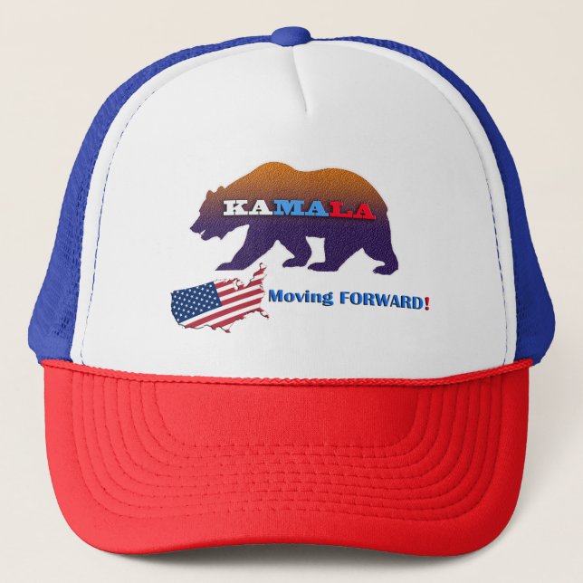 America Moving Forward 2024  Trucker Hat (Front)