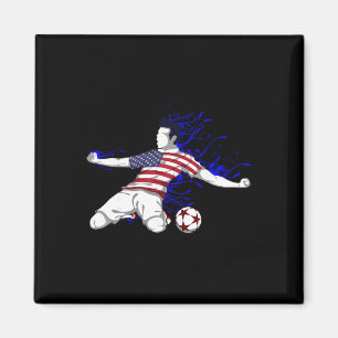 America National Soccer Team Jersey United States Magnet