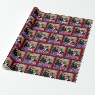 america needs a Cowboy Trump 2020 Wrapping Paper