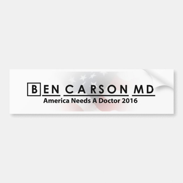 America Needs A Doctor! Bumper Sticker (Front)