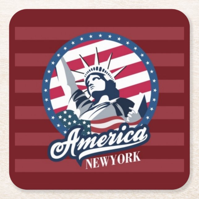 America New York Coaster Set (Front)