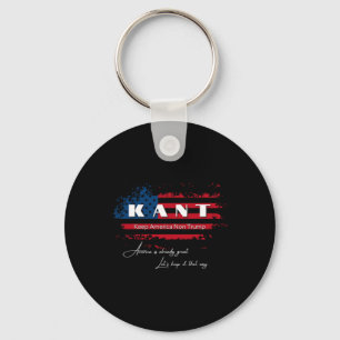America Non Trump Funny Anti Trump 2024 Pro Democr Key Ring