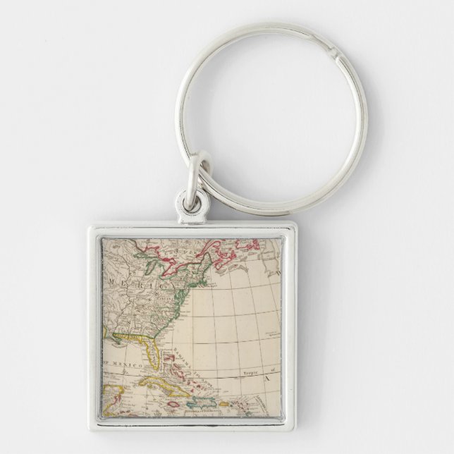 America north key ring (Front)