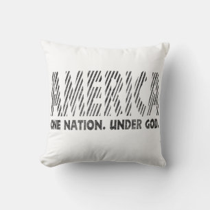 america, one nation under god , american T-Shirt Cushion