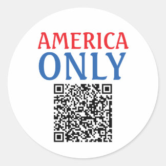 America Only - Version 02 Classic Round Sticker
