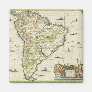 America Pars Meridionalis, page 93 of 'Atlas Minor Magnet