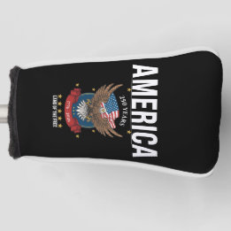 America Patriotic 250 Years Eagle 1776 2026 Golf Head Cover