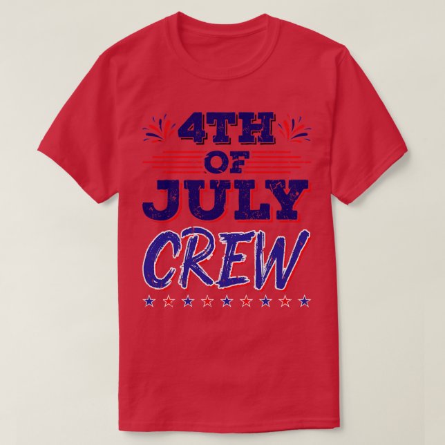 America Patriotic White 4th Of July T-Shirt (Design Front)