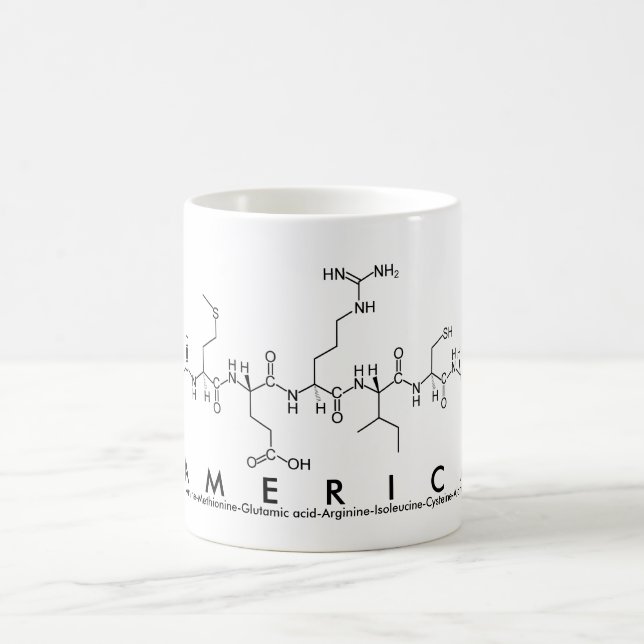 America peptide name mug (Center)