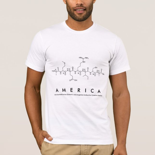 America peptide name shirt M (Front)