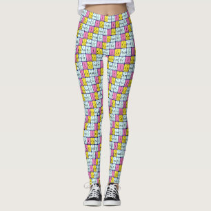 America periodic table leggings