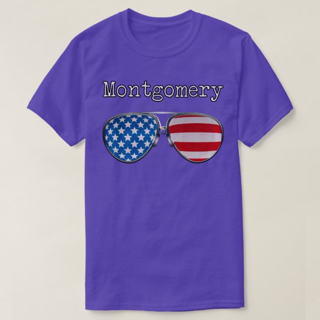 AMERICA PILOT GLASSES MONTGOMERY TShirt (Design Front)