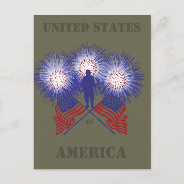 America Postcard (Front)