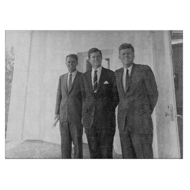 America President John Kennedy & Brothers, Camelot Cutting Board (Front)