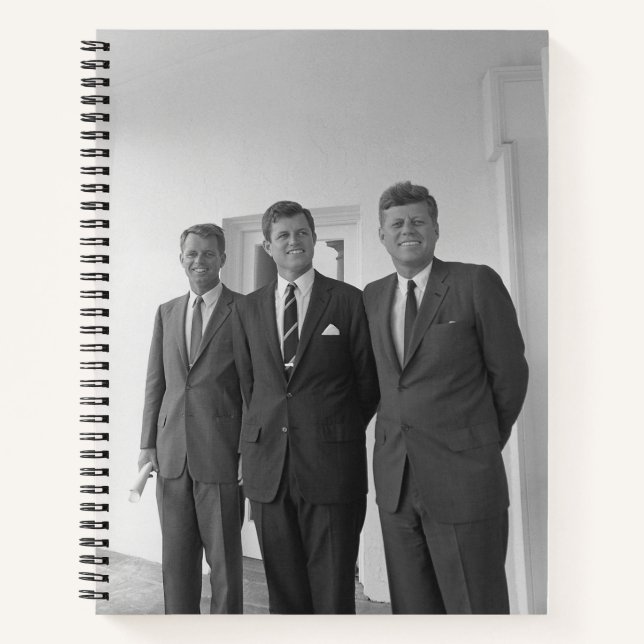America President John Kennedy & Brothers, Camelot Notebook (Front)