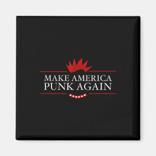America Punk Again Anti Trump Rock Gift Idea Magnet