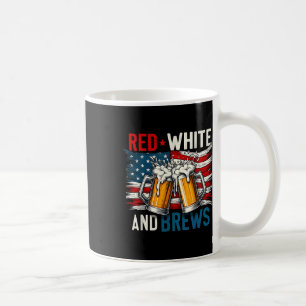 America Red White And Brew Fourth Of Beer Lovers J Coffee Mug